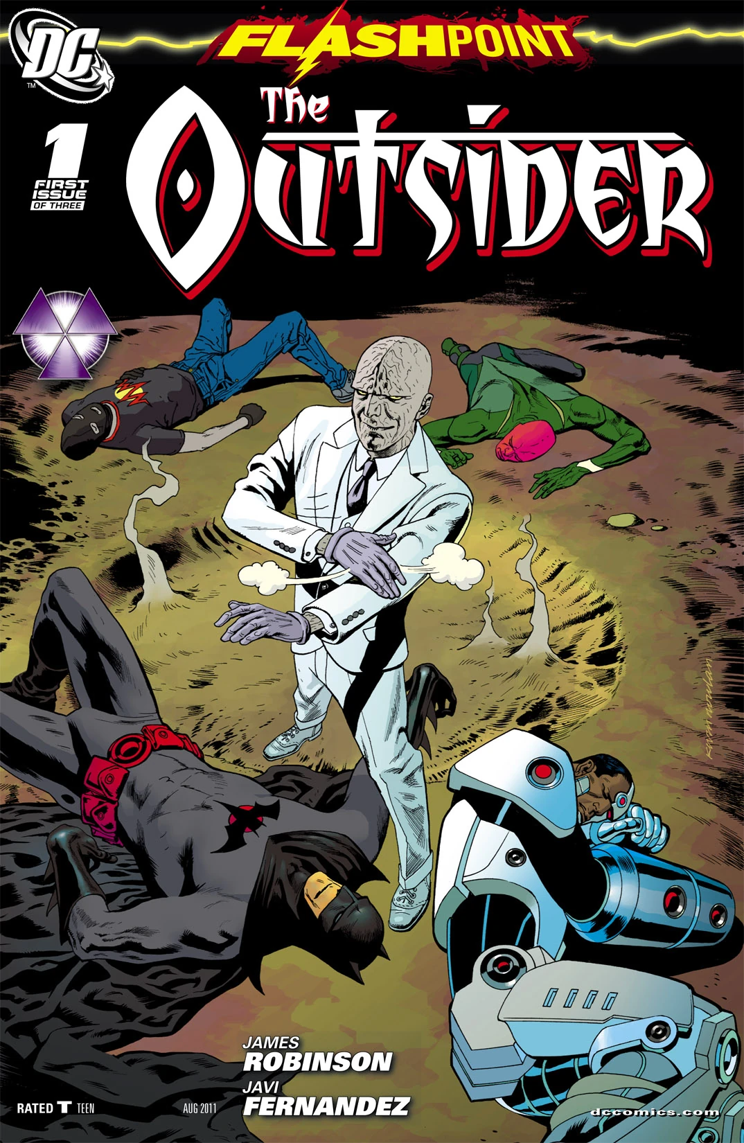 Flashpoint: The Outsider #1 (DC, 2011 — Cover A) cover
